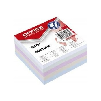 OFPRO Blok kocka nelepená 85x85x40mm mix farieb
