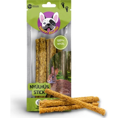 HAPPY BULLDOG 100% Prírodné králičie mäso stick 50 g