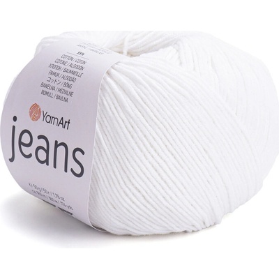 Yarn Art příze YarnArt Jeans 01 přírodní