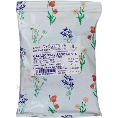 Gyógyfű čaj Hloh obecný list s květem 40 g
