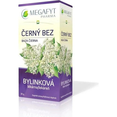 Megafyt Bylinková lékárna ČERNÝ BEZ bylinný čaj 20 x 1,5 g
