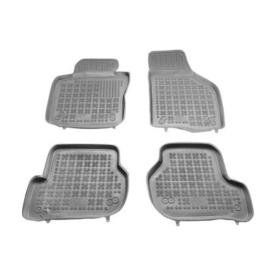 Гумени стелки за VW Golf 5 / Golf 6 / Jetta / Seat Leon (2004-2012) / Sirocco / Octavia 2 (2004-2013) - тип леген сиви