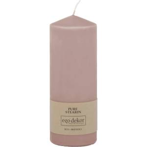 Ego dekor Прахообразна розова свещ Връх, време на горене 50 h Eco - Eco candles by Ego dekor (ZBC-3771036)