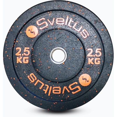 Sveltus Олимпийски бъмпер тежести Sveltus Olympic Disc Bumper 2.5 kg black
