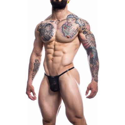 Cut4Men L4CE02 G-string with Lace Black L/XL