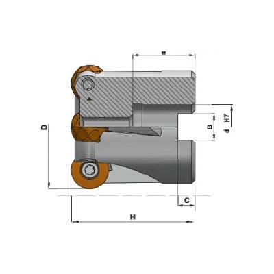 R654.21-063RPMX nástrčná fréza