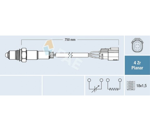 Lambda sonda FAE 77650
