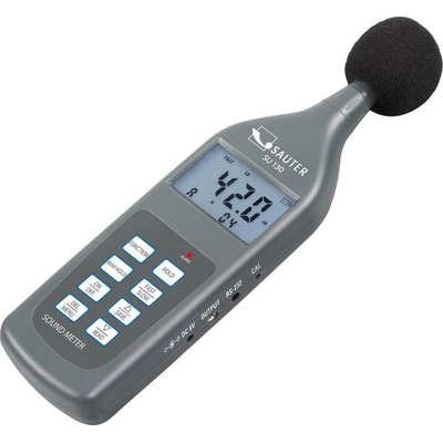 Hlukoměr Sauter datový záznamník SU 130, 30 - 130 dB, 20 Hz - 12500 Hz, Kalibrováno dle:bez certifikátu