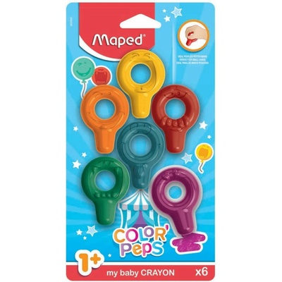 Maped Voskovky Color'Peps Baby Crayons 6 ks – Zboží Dáma