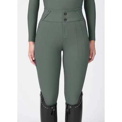 Maximilian Equestrian Vision Breeches Knee Grip Ivy