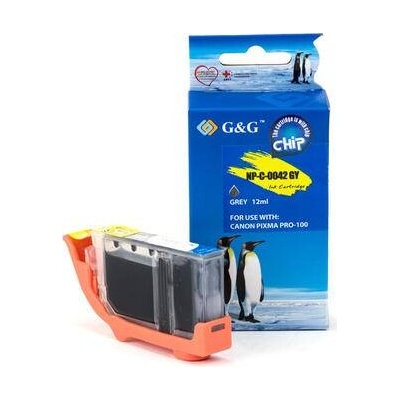 Compatible Глава за CANON PIXMA PRO 100 - Grey - CLI-42GY - 6390B001 - G&G (NC-C-0042GY)