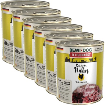 Bewi Dog консерви - Пиле, 6 x 800г