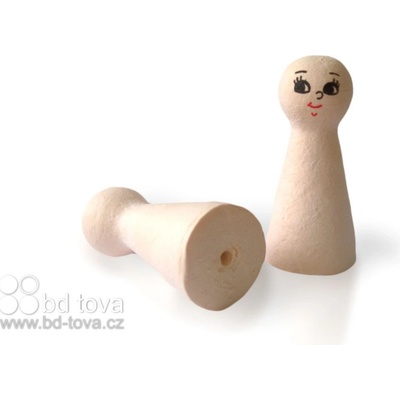 BD-Tova Kuželka vatová 37 x 80 mm s tiskem tělová 5 ks 138AB – Zboží Mobilmania