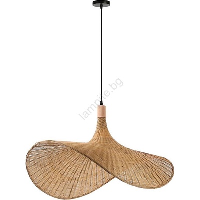 Immax 08290L - Пендел SOMBRERO 1xE27/40W/230V Ø 80 cm ратан (IM1413)