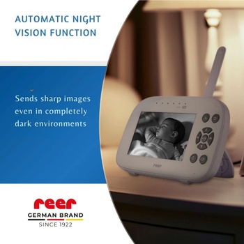 reer 80510 Reer бебефон с камера XL Move, Видео бебефони (80510)