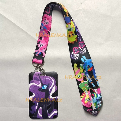 Šňůrka na krk s cedulkou My little Pony Luna