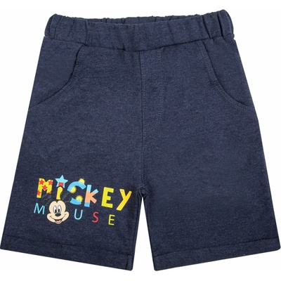 chlapčenské kraťasy Mickey Mouse 52078549, tmavomodrý melír