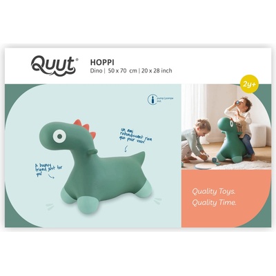 Quut Hoppi Dino zelený skákacia hračka