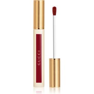 Gucci Gucci Beauty Glow Oil-In-Water Tint Liquid Lipstick гланциращо хидратиращо течно червило цвят 129 Paula Maple 6.5ml