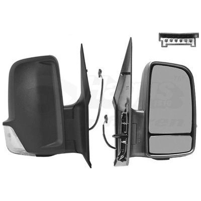 Vonkajšie zrkadlo VAN WEZEL * HAGUS * 3077828