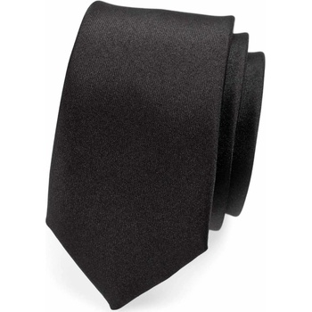 Kravata Slim čierna MAT