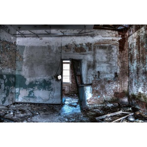 DIMEX ART Флизелинов фототапет разрушено помещение 375 x 250 см