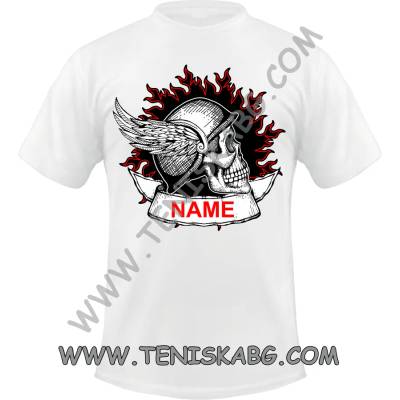 Fruit of the Loom Тениска - Ретро моторист