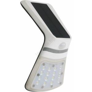 GREENLUX LED соларен стенен фенер с сензор LED/2W/3, 7V 1200 mAh IP65 (GXSO006)