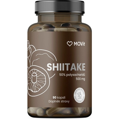 MOVit Shiitake 50% polysacharidů 500mg 90 kapsúl