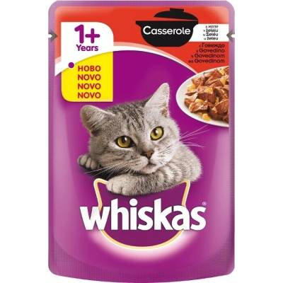 Whiskas Casserole s hovädzím mäsom 85 g