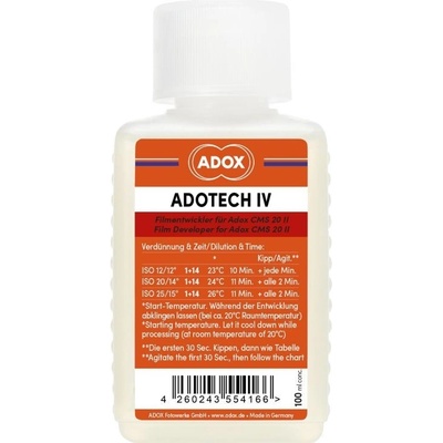 Adox Adotech IV 100 ml negatívna vývojka pre 6 filmov