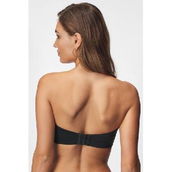 Wonderbra Сутиен Wonderbra Ultimate Strapless bardot Double Push-Up без банели 70/B черен