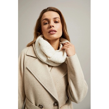 Moodo Бежов шал от структуриран материал Moodo Moodo | Byal | ЖЕНИ | ЕДИН РАЗМЕР