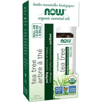 NOW Essential Oil Roll-On - Organic [10 мл] Чаено дърво