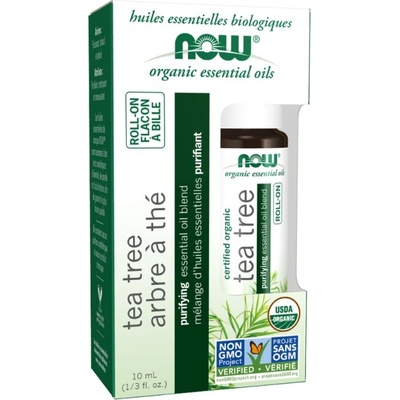 NOW Essential Oil Roll-On - Organic [10 мл] Чаено дърво