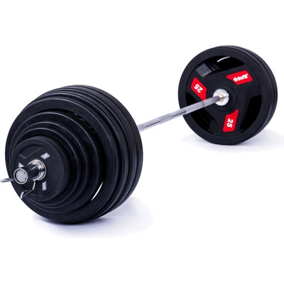 TRINFIT Olympijská činka pogumovaná 230 kg