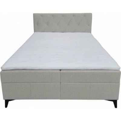 Sconto Oltea s matracom a topperom sivá