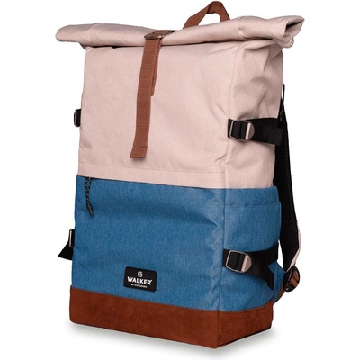Walker Batoh Roll-up Two Popcorn/Azure, béžová/modrá 30 l