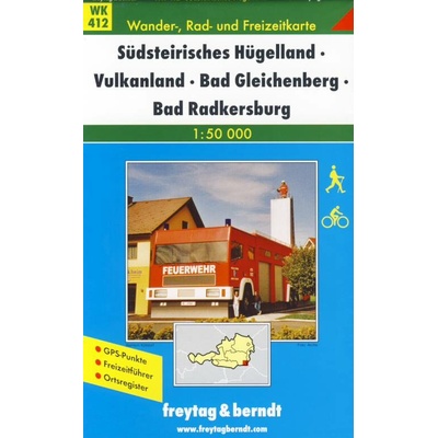Turistická mapa F&B 412: Südsteirisches Hügelland