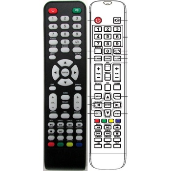 съвместим Orava lt-827 led e93b - заместител дистанционно управление (lt-827 led e93b)