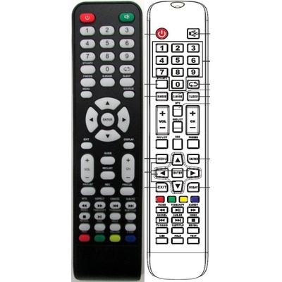 съвместим Orava lt-827 led e93b - заместител дистанционно управление (lt-827 led e93b)