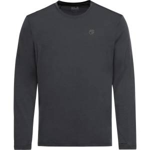 Jack Wolfskin Мъжка спортна тениска Jack Wolfskin Wool L/S Sport shirt - Phantom (217-0351-0212)