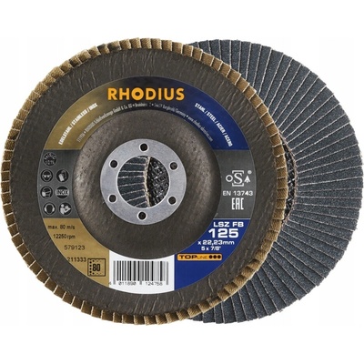 Rhodius Lamelový brúsny kotúč 125 x 22,23 mm 211333