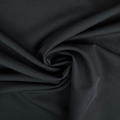 Kepr Twill elastický „4-way“ – Černá