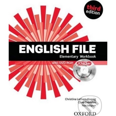 New English File 3rd Elementary Workbook with key and iChecker Oxenden C Latham Koenig Ch. Seligson P.