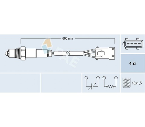Lambda sonda FAE 77281