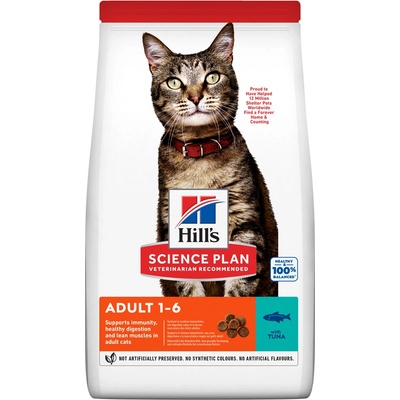 Hill's Science Plan granule pre dospelé mačky s tuniakom 10 kg