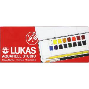 Lukas Aquarell Studio Metal Box Комплект акварелни бои 16 бр (767390000)