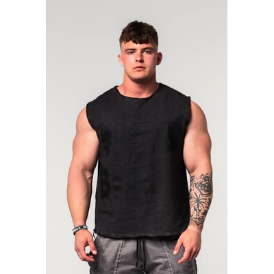 Nebbia Washed-off Tank Top BEASTIN' Black