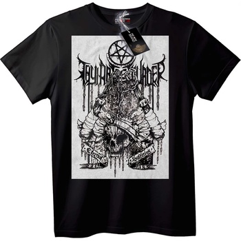 NOONEBRAND Тениска Вечно Страдание Череп - 3XL, White